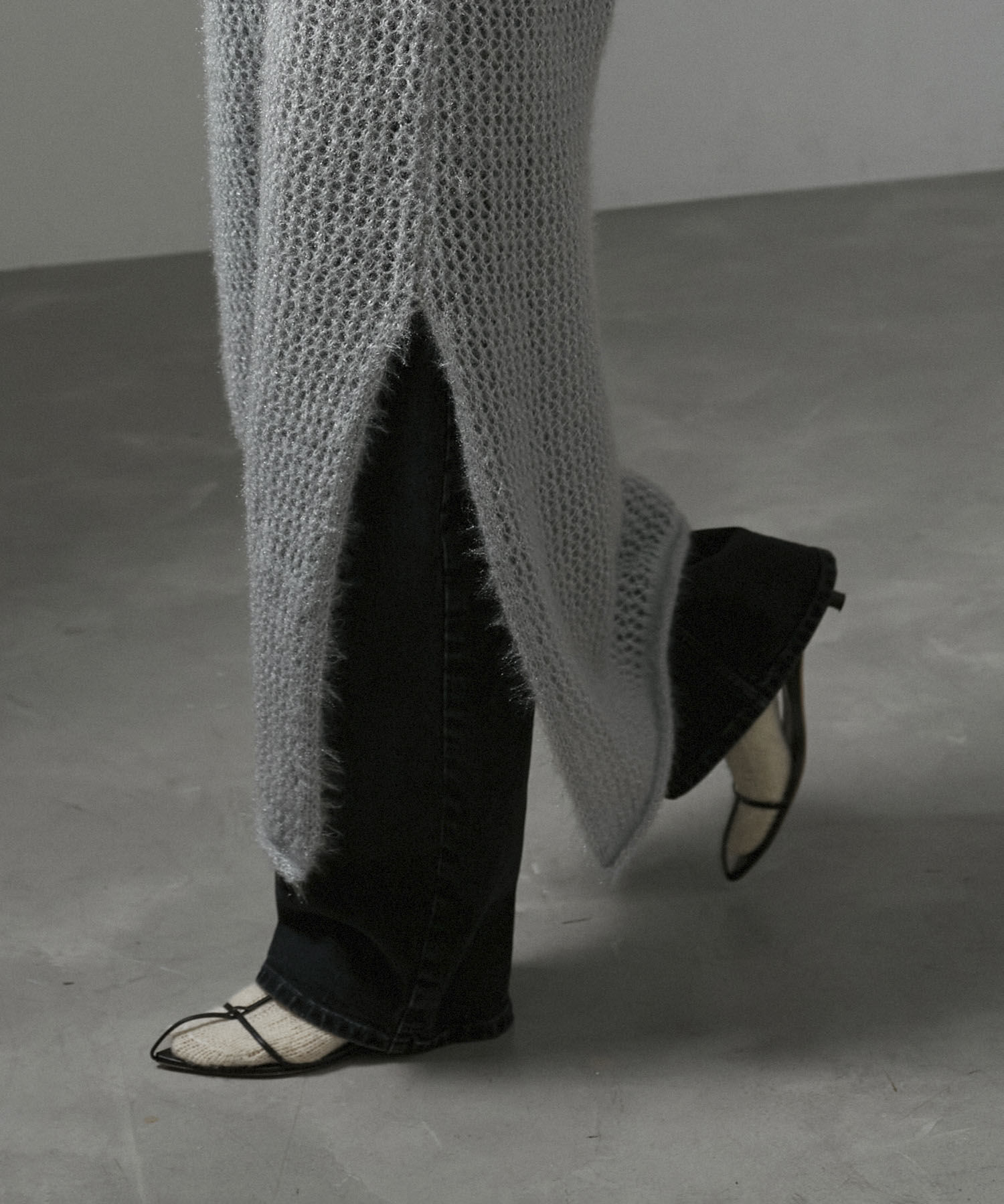 SALON adam et rope'「【WEB限定】フラッフィシアー2WAYワンピース」|ワンピース|