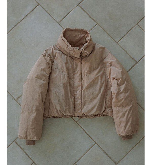 SALON adam et rope'「[GREENDOWN（グリーンダウン）]クロップドダウンブルゾン/ 撥水加工」|ダウン|