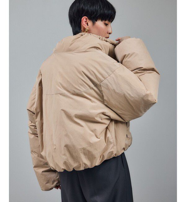 SALON adam et rope'「[GREENDOWN（グリーンダウン）]クロップドダウンブルゾン/ 撥水加工」|ダウン|