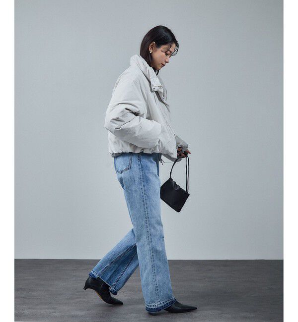 SALON adam et rope'「[GREENDOWN（グリーンダウン）]クロップドダウンブルゾン/ 撥水加工」|ダウン|