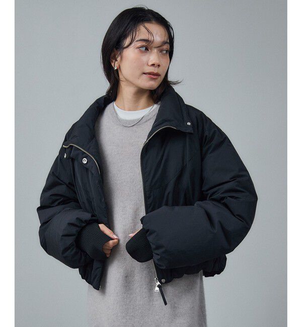 SALON adam et rope'「[GREENDOWN（グリーンダウン）]クロップドダウンブルゾン/ 撥水加工」|ダウン|