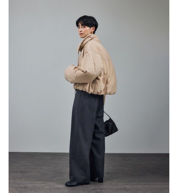 SALON adam et rope'「[GREENDOWN（グリーンダウン）]クロップドダウンブルゾン/ 撥水加工」|ダウン|