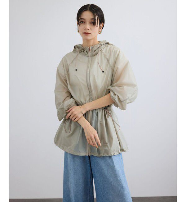 SALON adam et rope'「ウルトラライトナイロンフードパーカーブルゾン / 撥水」|ブルゾン・スタジャン|