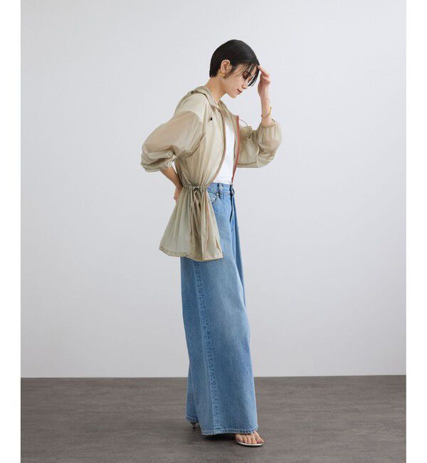 SALON adam et rope'「ウルトラライトナイロンフードパーカーブルゾン / 撥水」|ブルゾン・スタジャン|