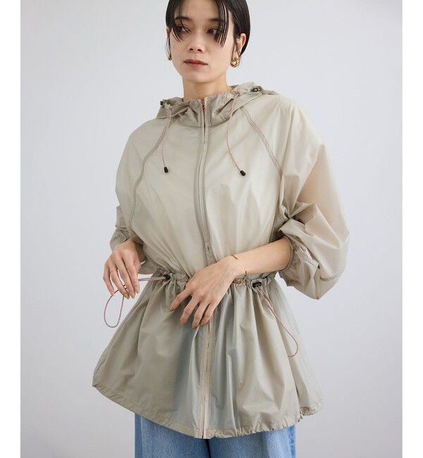 SALON adam et rope'「ウルトラライトナイロンフードパーカーブルゾン / 撥水」|ブルゾン・スタジャン|