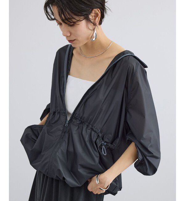 SALON adam et rope'「ウルトラライトナイロンフードパーカーブルゾン / 撥水」|ブルゾン・スタジャン|