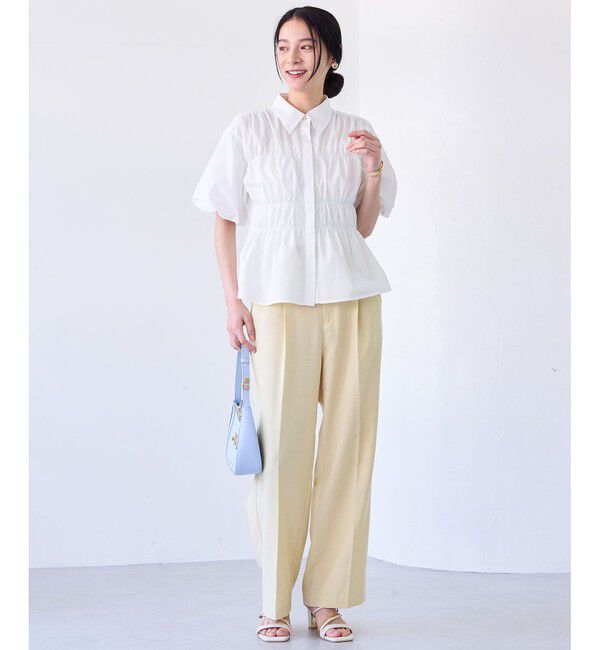 VIS「シャーリングバルーンシャツ」|シャツ・ブラウス|