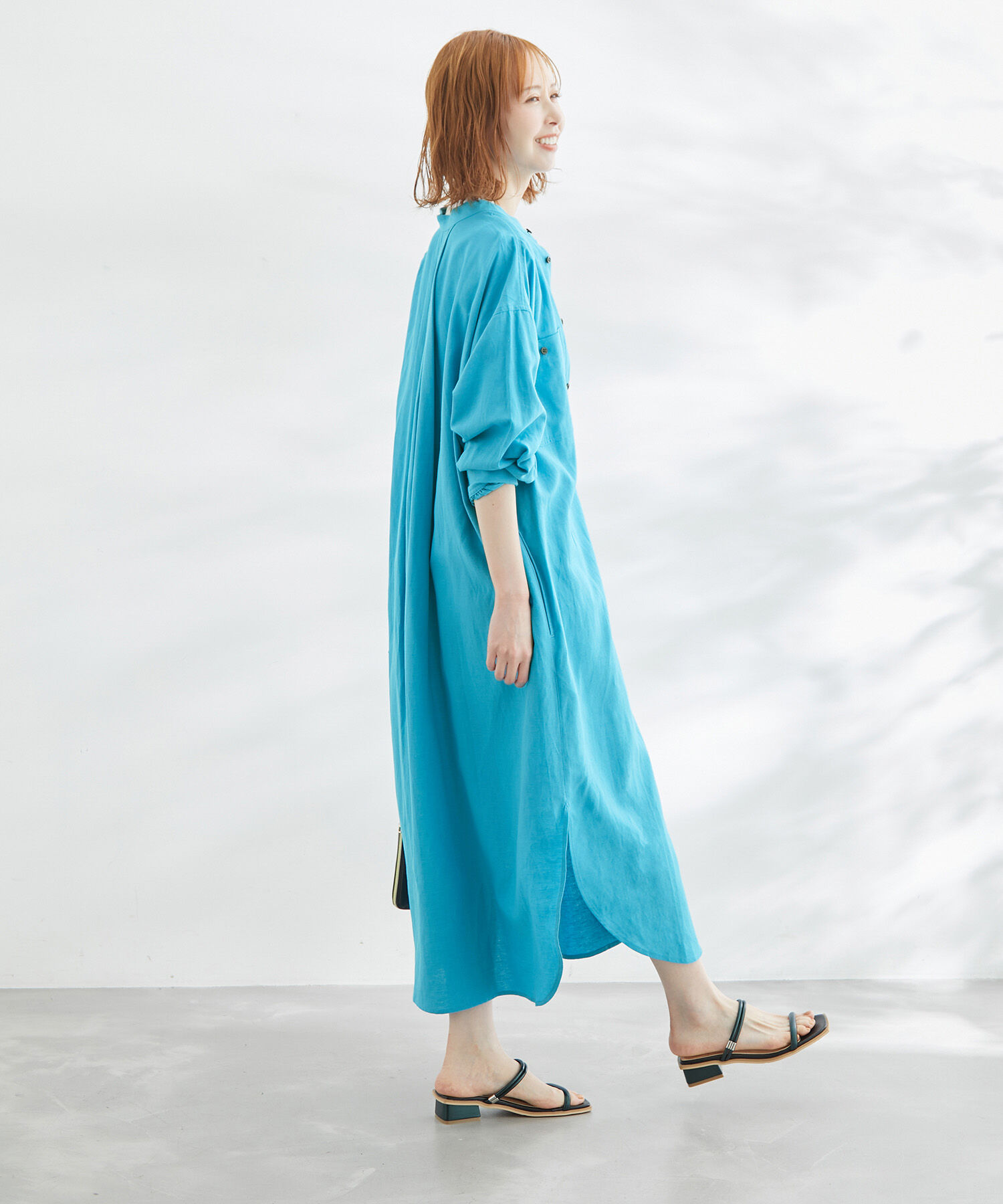 Rope&rsquo;Picnic「リンクコーデ/麻混シャツワンピース」|その他|