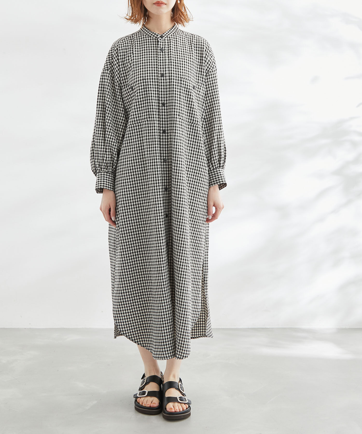 Rope&rsquo;Picnic「リンクコーデ/麻混シャツワンピース」|その他|