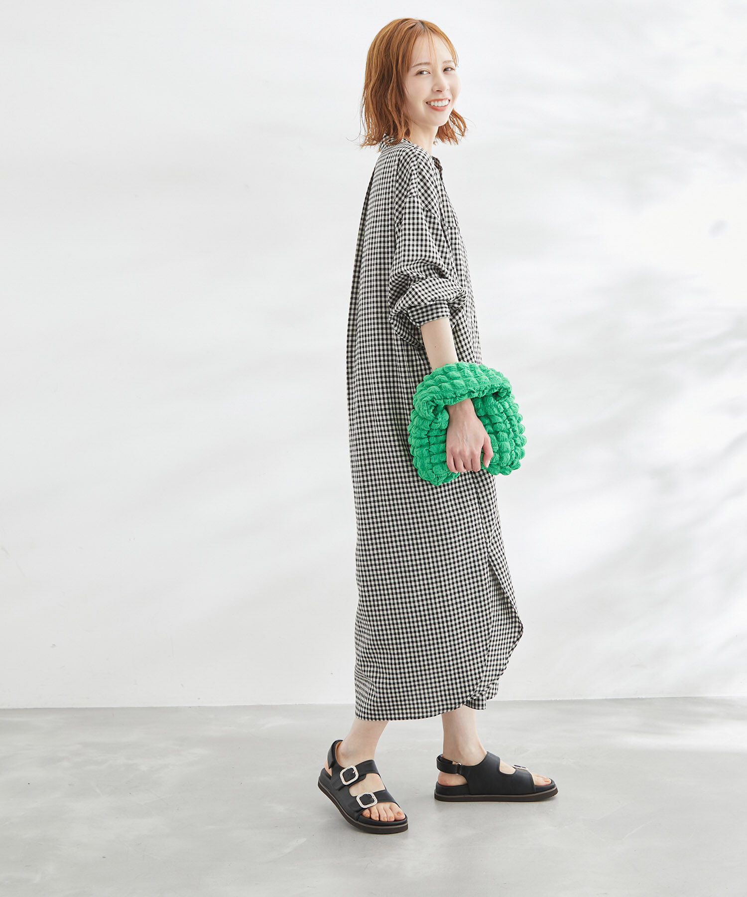 Rope&rsquo;Picnic「リンクコーデ/麻混シャツワンピース」|その他|