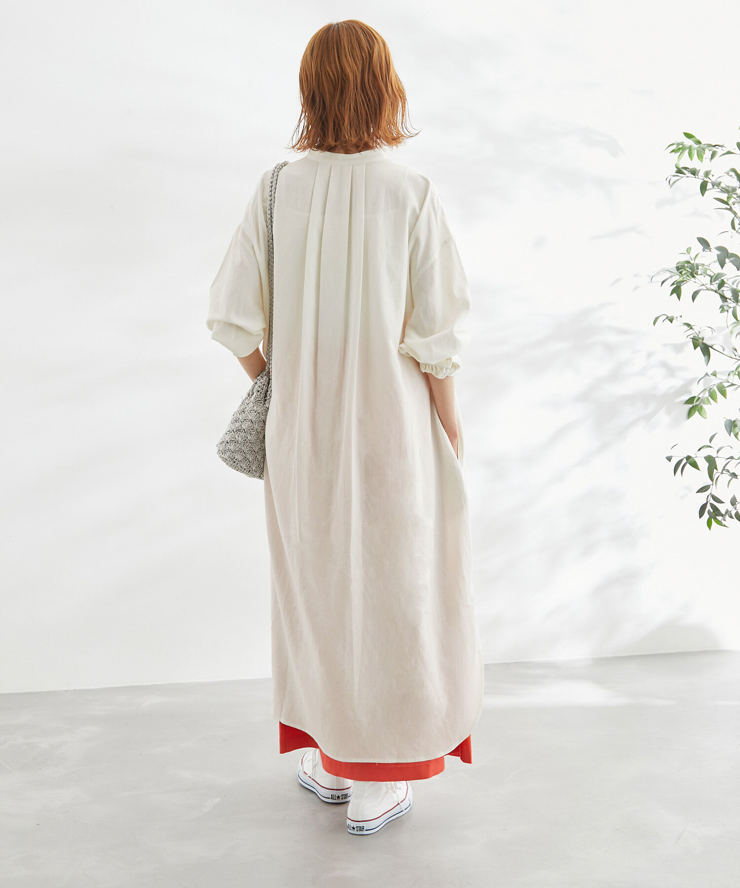 Rope&rsquo;Picnic「リンクコーデ/麻混シャツワンピース」|その他|