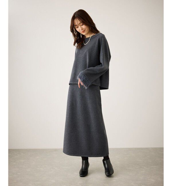 Rope&rsquo;Picnic「フェイクファースリーブニットセットアップ」|ワンピース|