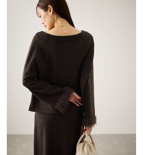 Rope&rsquo;Picnic「フェイクファースリーブニットセットアップ」|ワンピース|