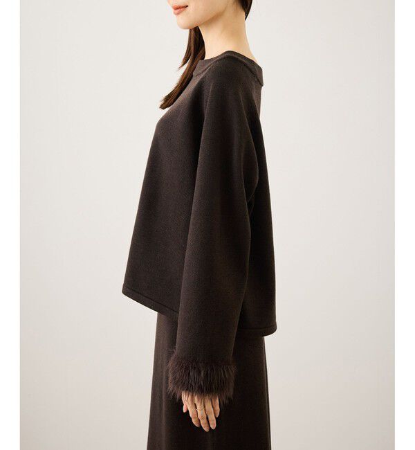 Rope&rsquo;Picnic「フェイクファースリーブニットセットアップ」|ワンピース|