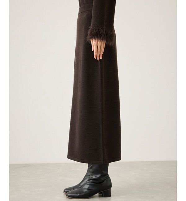 Rope&rsquo;Picnic「フェイクファースリーブニットセットアップ」|ワンピース|