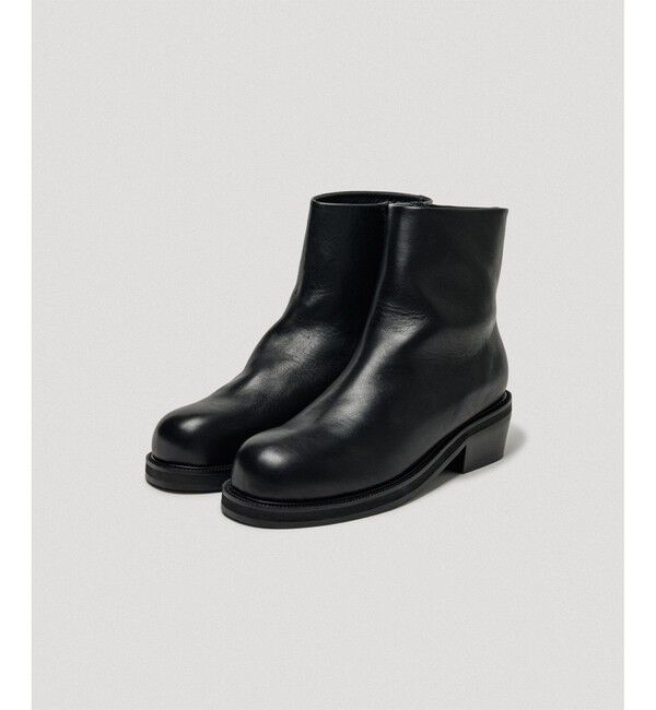 ADAM ET ROPE'「サイドジップ ブーツ」|ロングブーツ|ブラック(01)