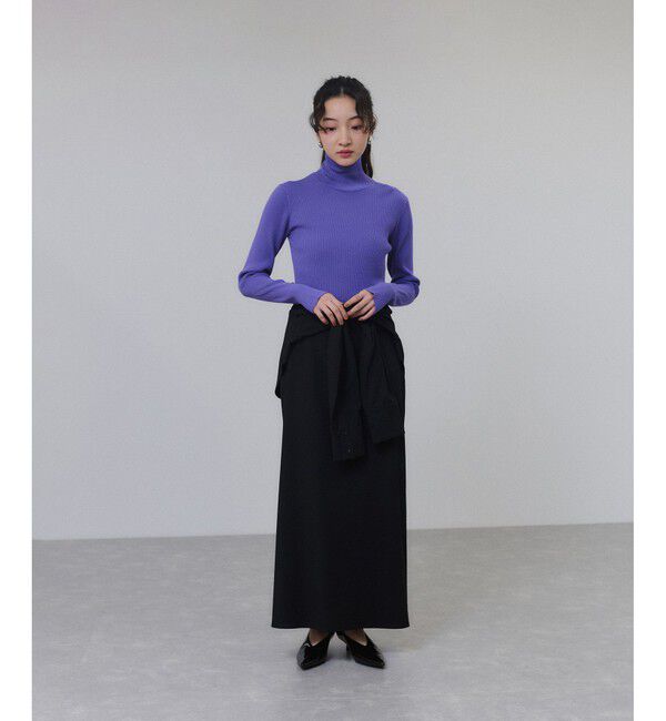 ADAM ET ROPE'「【一部WEB限定カラー】・【接触冷感】マルチWAYレイヤードシャツスカート」|スカート|