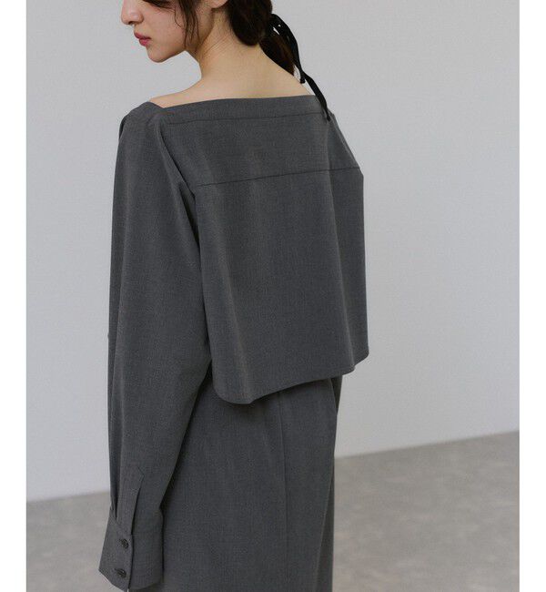 ADAM ET ROPE'「【一部WEB限定カラー】・【接触冷感】マルチWAYレイヤードシャツスカート」|スカート|