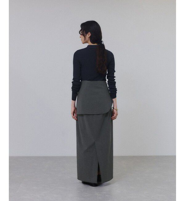 ADAM ET ROPE'「【一部WEB限定カラー】・【接触冷感】マルチWAYレイヤードシャツスカート」|スカート|