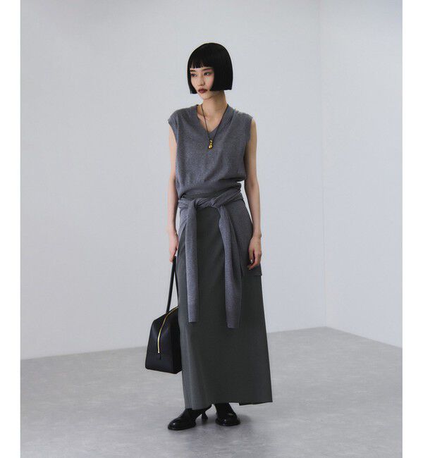 ADAM ET ROPE'「【一部WEB限定カラー】・【接触冷感】マルチWAYレイヤードシャツスカート」|スカート|