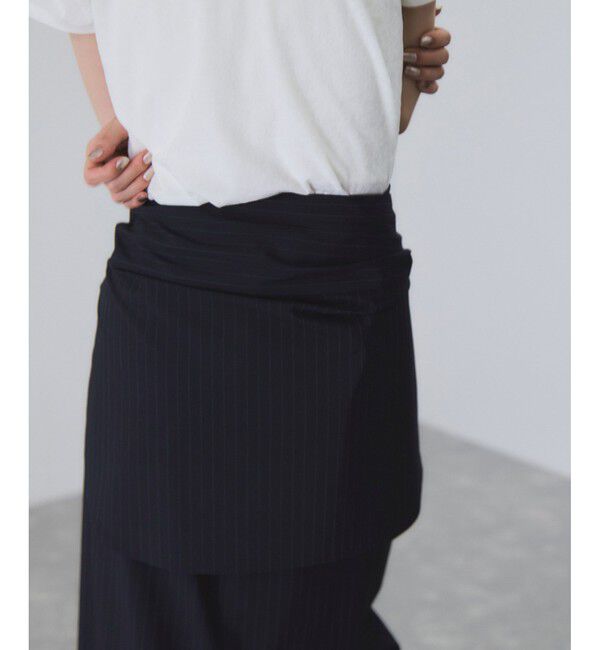 ADAM ET ROPE'「【一部WEB限定カラー】・【接触冷感】マルチWAYレイヤードシャツスカート」|スカート|