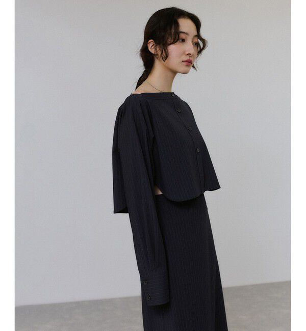 ADAM ET ROPE'「【一部WEB限定カラー】・【接触冷感】マルチWAYレイヤードシャツスカート」|スカート|