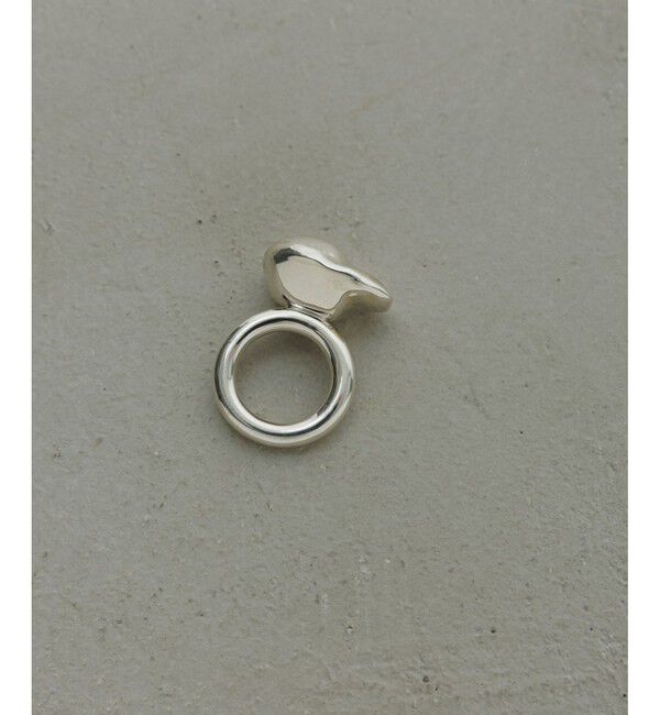 ADAM ET ROPE'「【EMOELLE】pearl shaped silver ring」|リング|