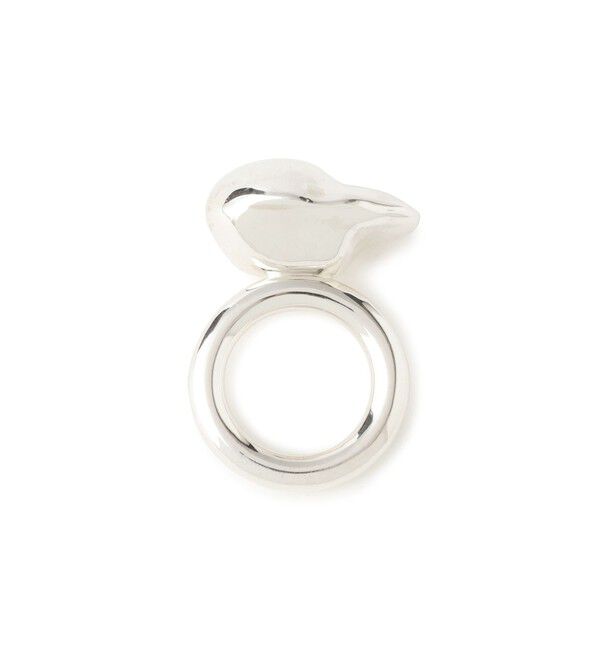 ADAM ET ROPE'「【EMOELLE】pearl shaped silver ring」|リング|