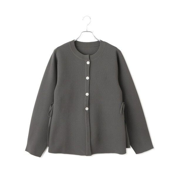 ADAM ET ROPE'「【WEB限定】ペプラムフォルムカーディガン」|カーディガン|