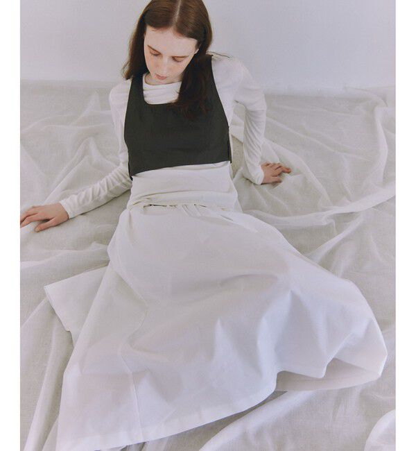 ADAM ET ROPE'「リボンタンクコンビロンT」|Tシャツ・カットソー|