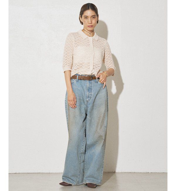 THE PAUSE「【GEMINI】ポロニットプルオーバー」|ニット・セーター|