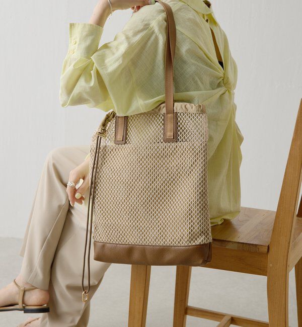  「【PAPILLONNER/パピヨネ】メッシュ2WAYトートバッグ」|トートバッグ|