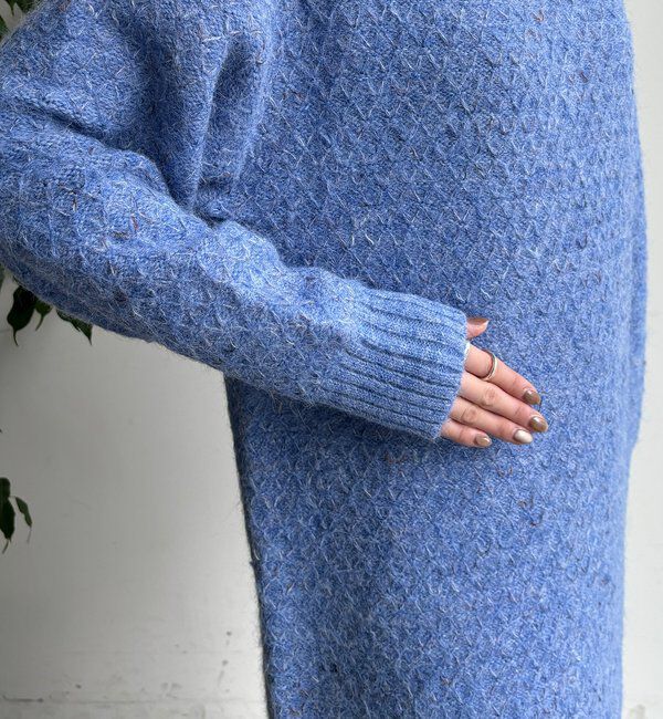  「【WEB限定】クロス編みタートルチュニック」|ニット・セーター|