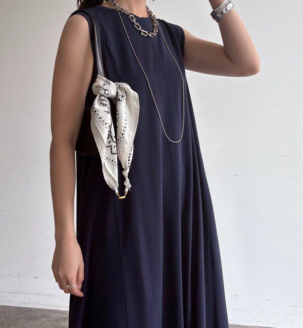  「シルケットスムースフレアカットワンピース」|ワンピース|