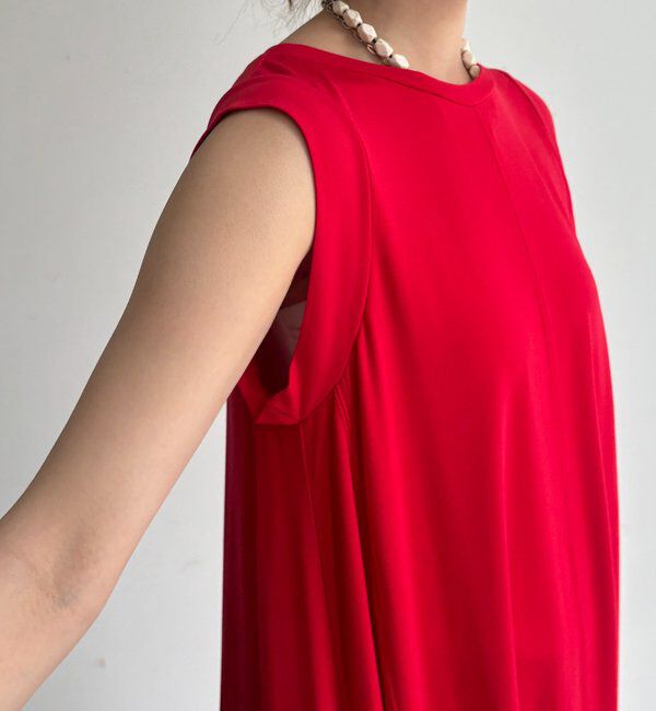  「シルケットスムースフレアカットワンピース」|ワンピース|