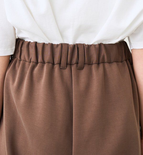  「予約【セットアップ着用可能/接触冷感機能付き】ドレーピーカットスラックス」|チノ|