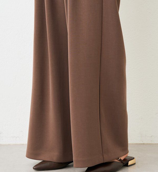  「予約【セットアップ着用可能/接触冷感機能付き】ドレーピーカットスラックス」|チノ|