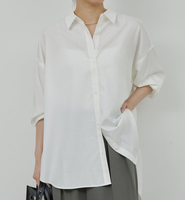  「【ルミネ限定カラーあり！】ツイルオーバーシャツ」|シャツ・ブラウス|
