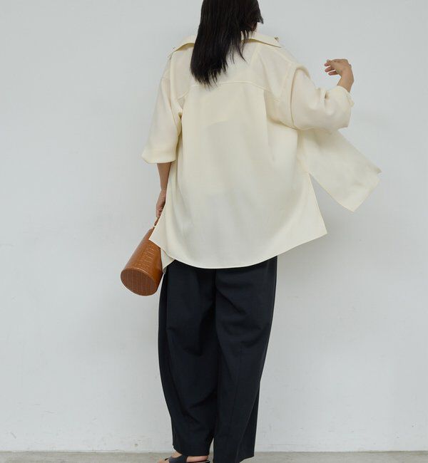  「ワンショルレイヤードシャツ」|シャツ・ブラウス|