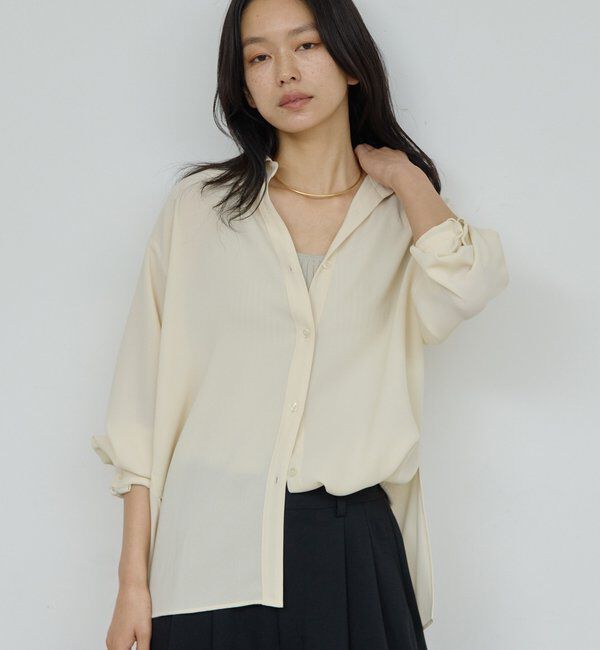  「ワンショルレイヤードシャツ」|シャツ・ブラウス|