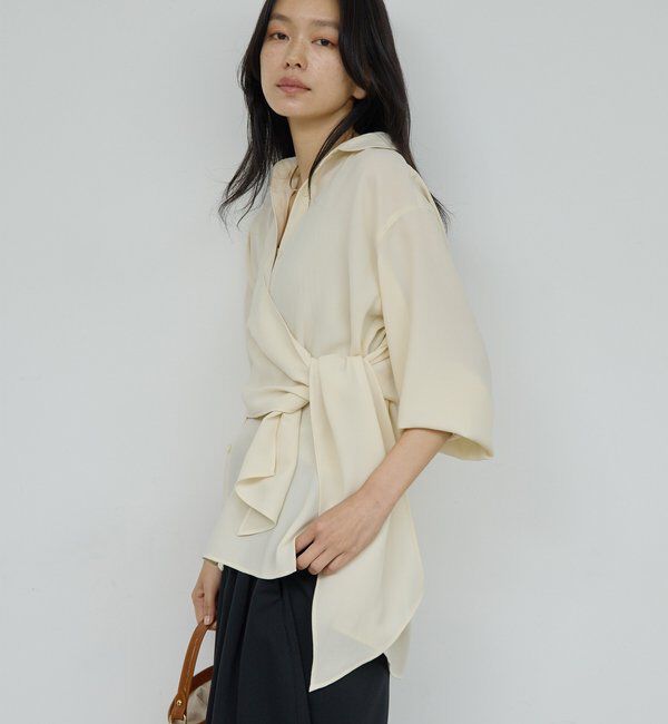  「ワンショルレイヤードシャツ」|シャツ・ブラウス|