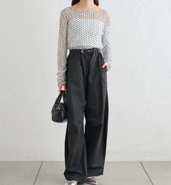  「ドットレースプルオーバー」|Tシャツ・カットソー|