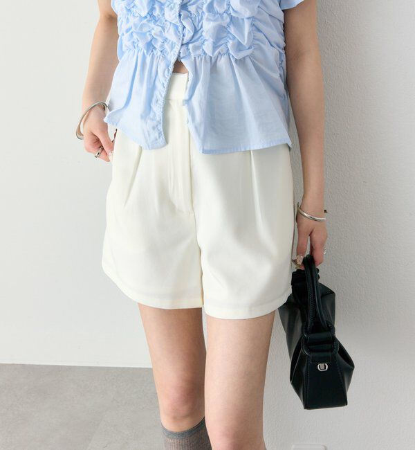  「タックショートパンツ」|チノ|