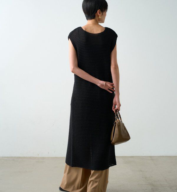  「ハイスリットニットワンピース」|ワンピース|