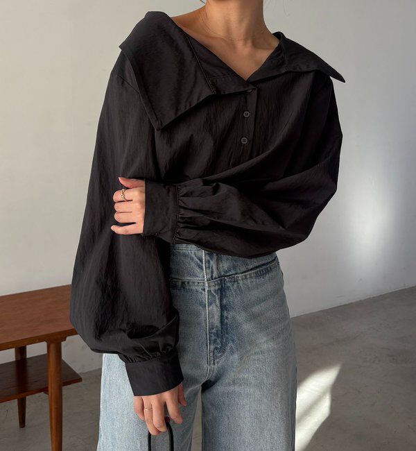  「【2WAY】カシュクールシャツ」|シャツ・ブラウス|