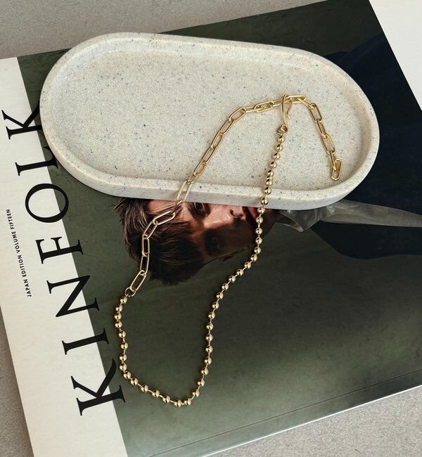  「〈GOLDY/ゴールディ〉ボールチェーンMIXネックレス」|リング|ゴールド