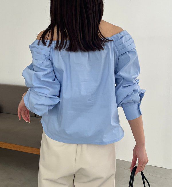  「オフショルパフブラウス」|シャツ・ブラウス|