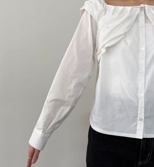  「オフショルパフブラウス」|シャツ・ブラウス|