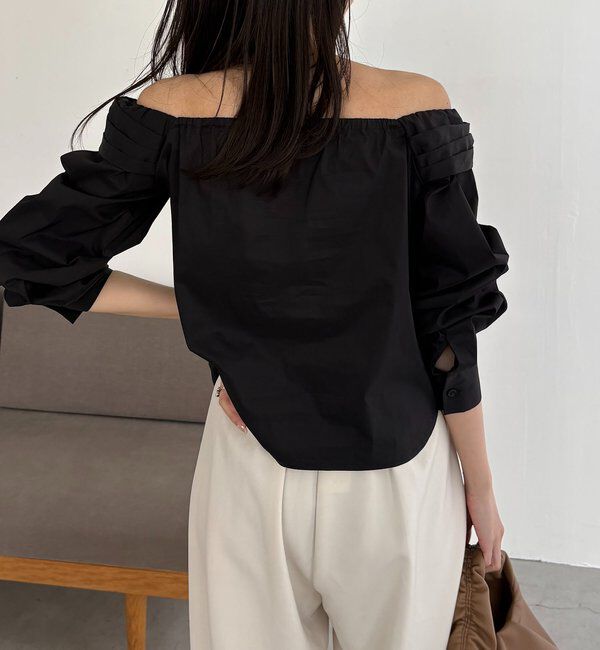  「オフショルパフブラウス」|シャツ・ブラウス|