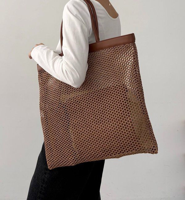 「スクエアメッシュトートバッグ」|トートバッグ|